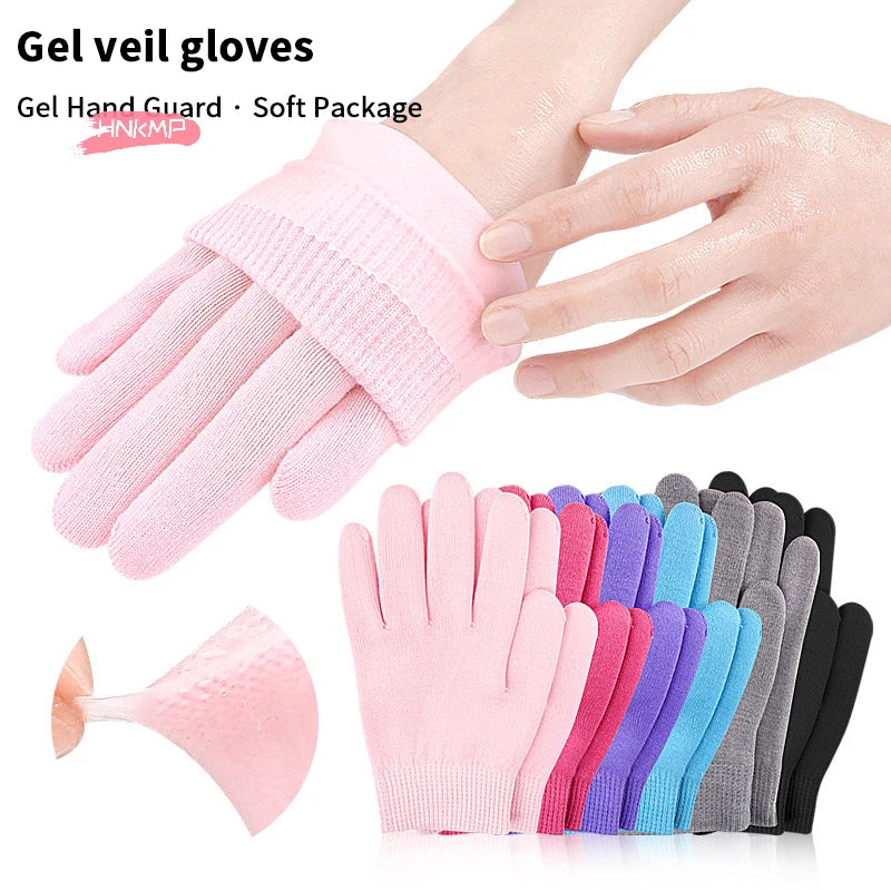 Silicone Moisturizing Socks & Gloves Set | Foot & Hand Care Moisturizing Foot Socks QXL