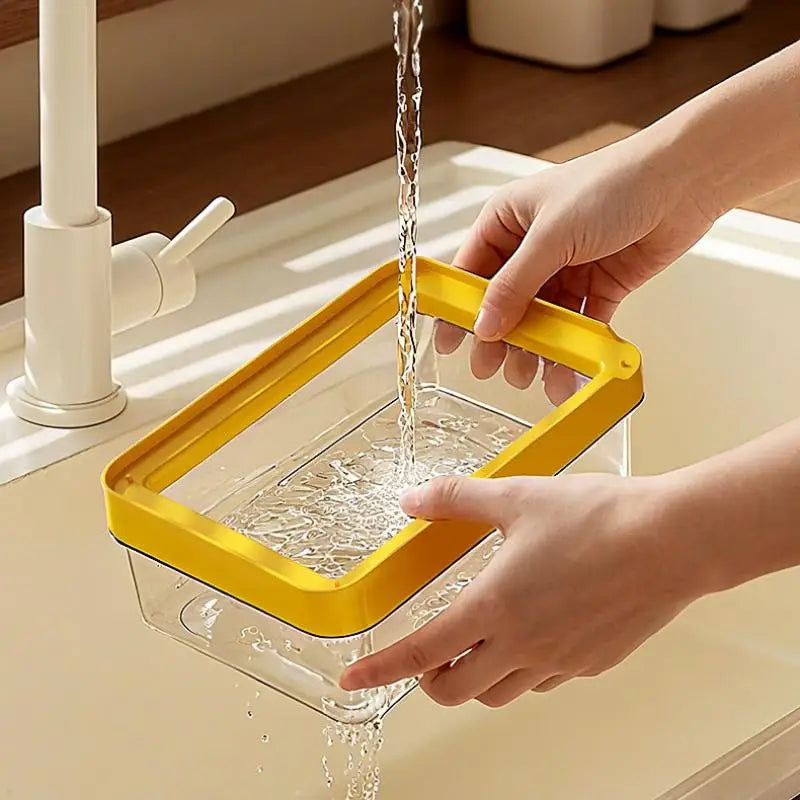Butter Keeper Box with Lid & Cutter | Food-Grade Fridge Storage Butter Storage Box QXL