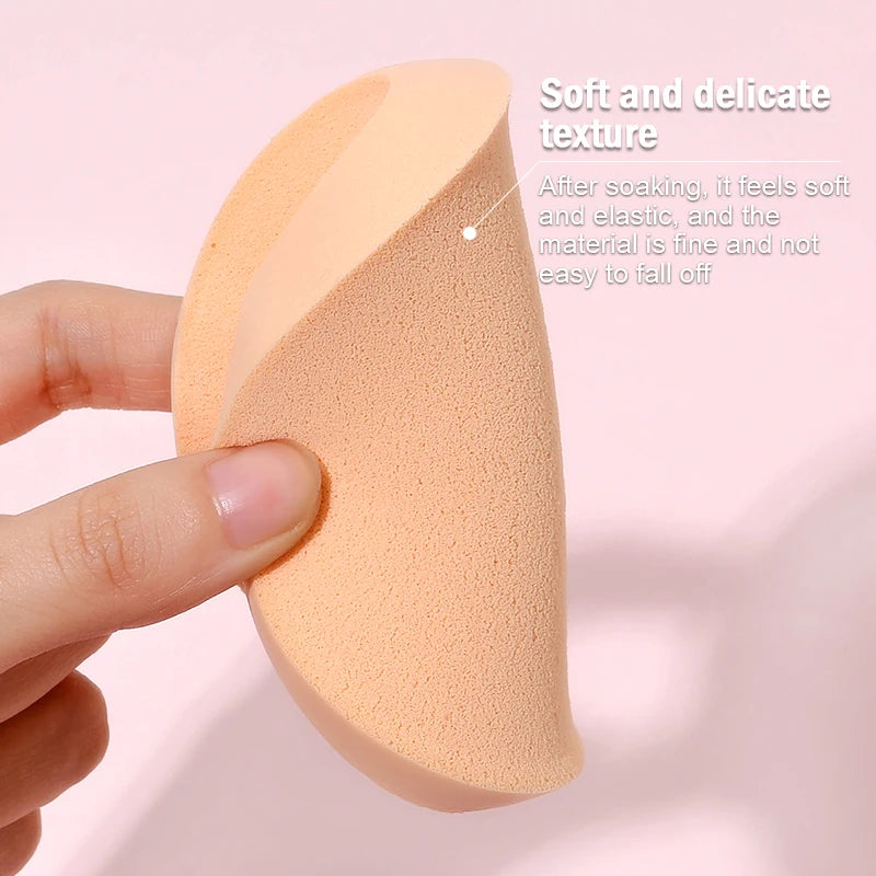 Round Foundation Sponge Puff Set – Wet & Dry Makeup Tool Makeup Sponge Puff QXL