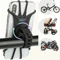 360° Bike & Motorcycle Phone Holder – Universal Silicone Mount Bike Phone Mount QXL black