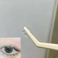 Anti-Stick Curved Tweezers for False Eyelash Application Eyelash Tweezers QXL Default Title