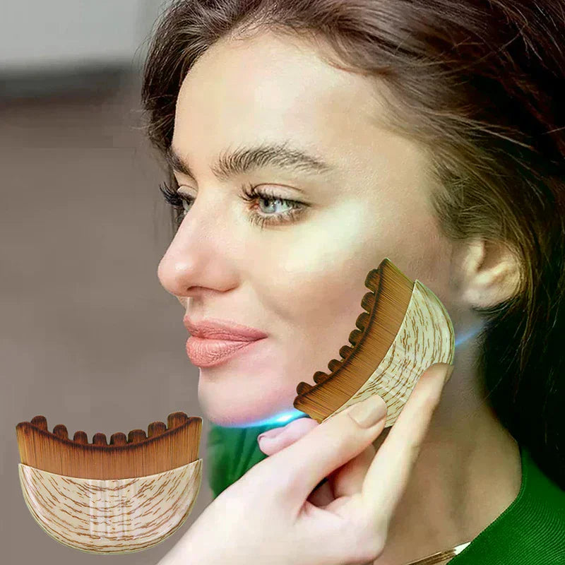 Facial Contour Lymphatic Drainage Brush | Jawline Sculpting Facial Contour Brush QXL