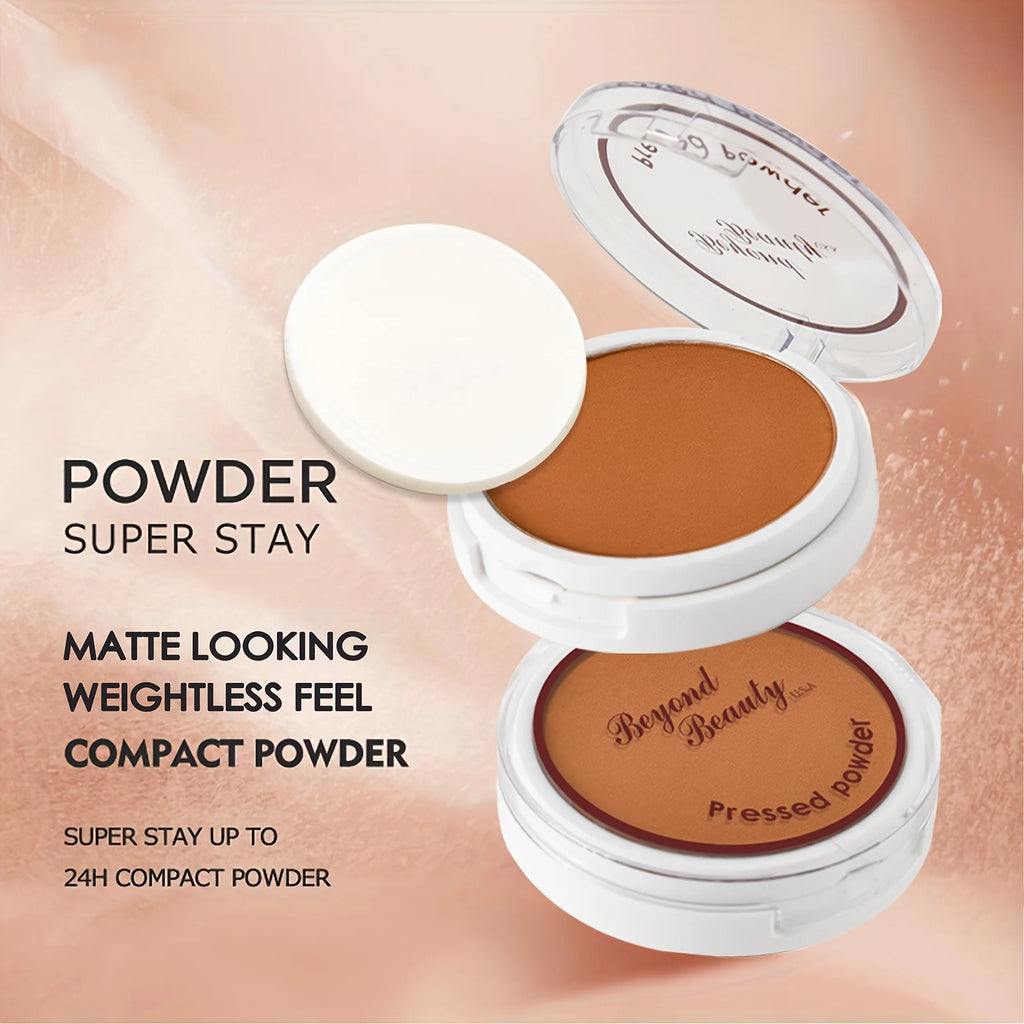 Wheat Bronzing Powder – Matte, Sweatproof Dark Skin Foundation Bronzing Pressed Powder QXL