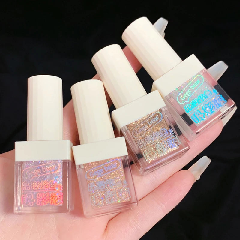 Liquid Glitter Eyeshadow – 6 Shades, Shimmer & Waterproof Liquid Glitter Eyeshadow QXL