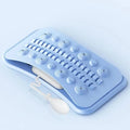Adjustable Lumbar Stretcher & Waist Massager | TPR Acupressure Lumbar Stretcher Massager QXL Blue No plug