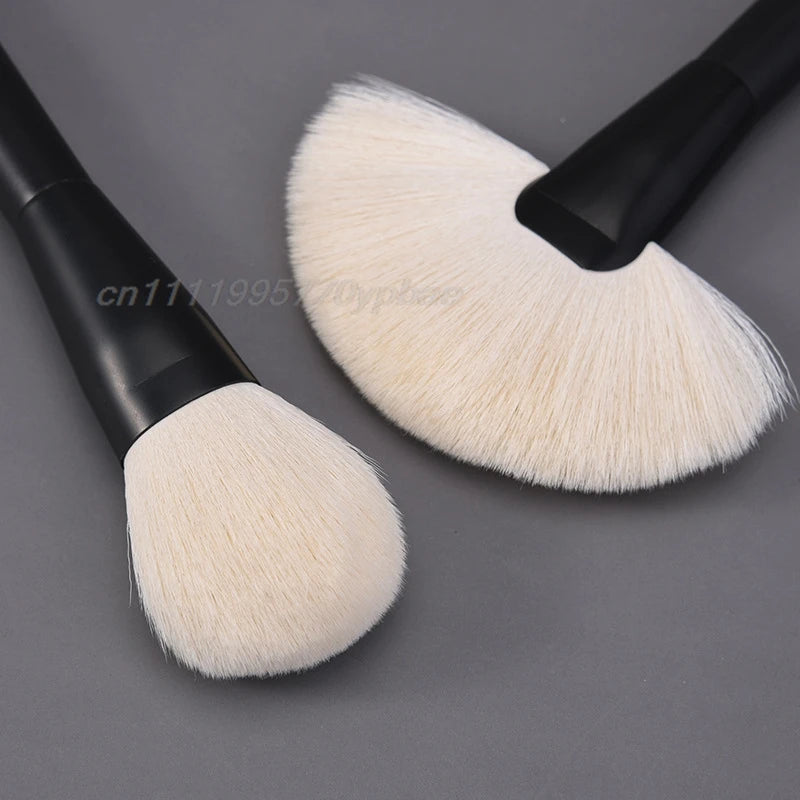 Professional Makeup Brush Set 12/18Pc | Natural Hair Beauty Tools Makeup Brush Set QXL