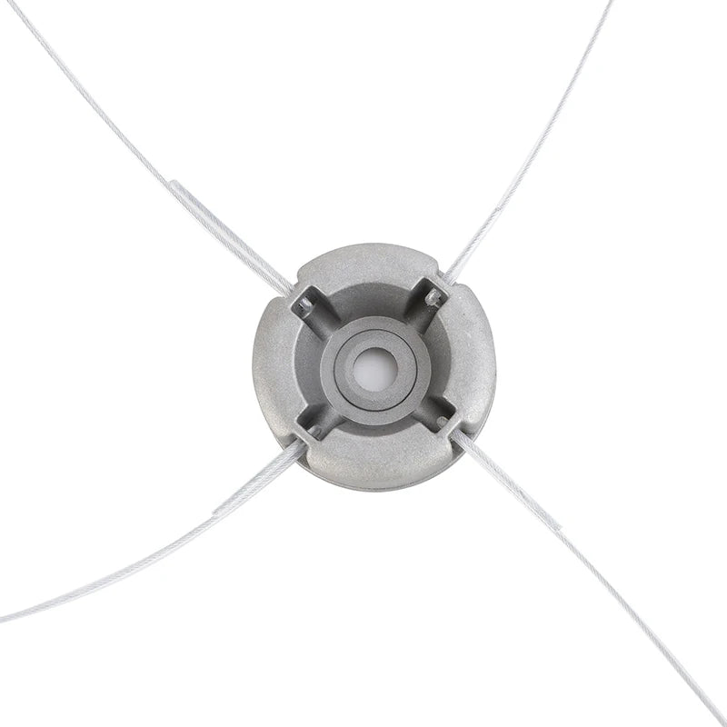 Universal Aluminum Alloy Trimmer Head with Nylon Mowing Line Trimmer Head QXL