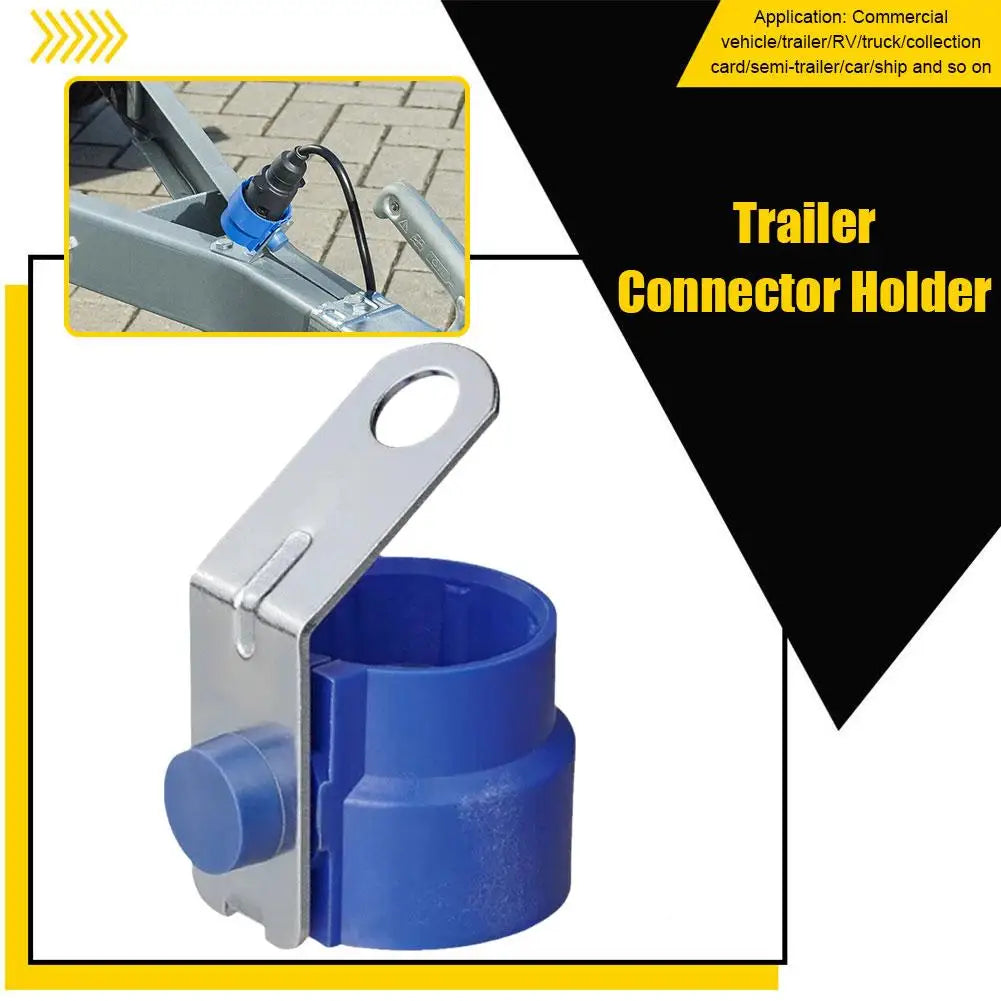 Round ABS Trailer Plug Holder Bracket – 7 & 13 Pin Connector Trailer Plug Bracket QXL