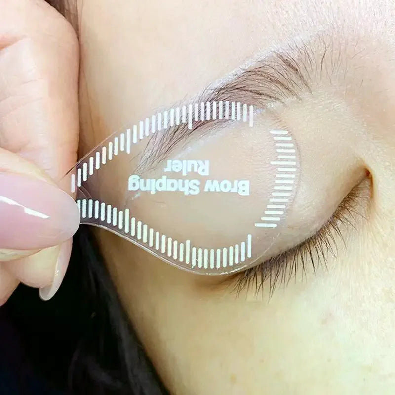 Tear Drop Arch Brow Mapping Ruler | PMU Eyebrow Stencil Eyebrow Mapping Tool QXL