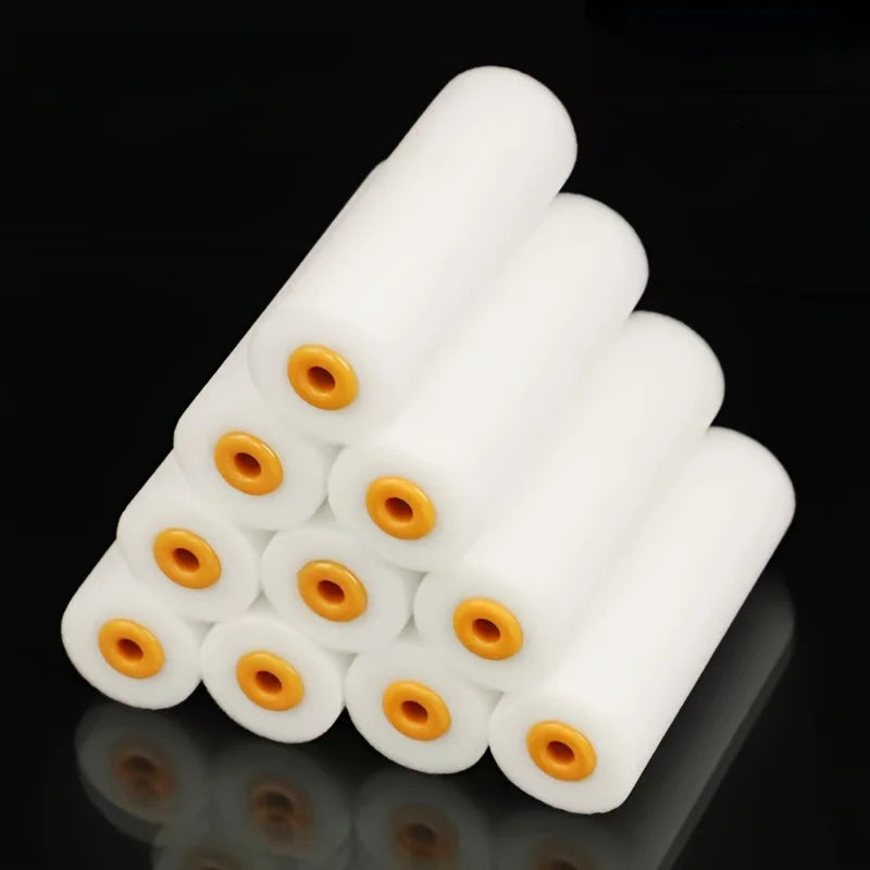 10-Pack Sponge Paint Rollers | Traceless Latex Paint Applicator Sponge Paint Roller QXL