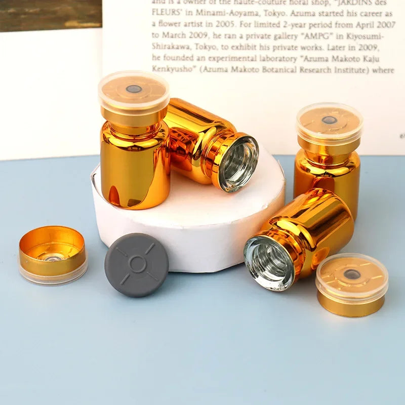 5ml Borosilicate Glass Sterile Vial | Self-Healing Port & Flip Cap Sterile Glass Vial QXL