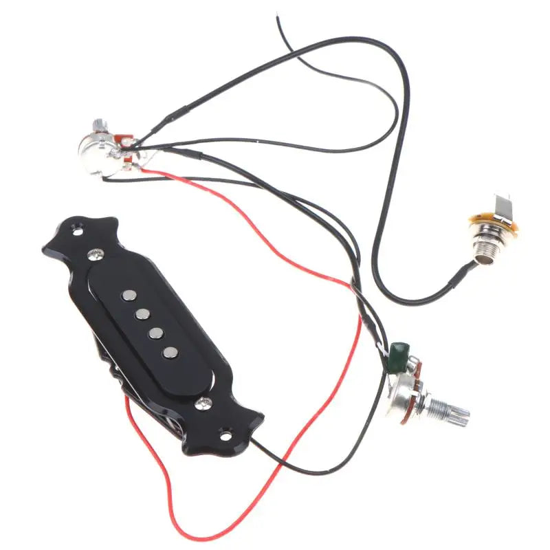 Q84C Active Soundhole Pickup for 4-String Cigar Box Guitar Guitar Pickup QXL