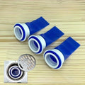 Silicone Floor Drain Trap & Backflow Preventer | Anti-Clog Drain Trap Filter QXL 3pcs