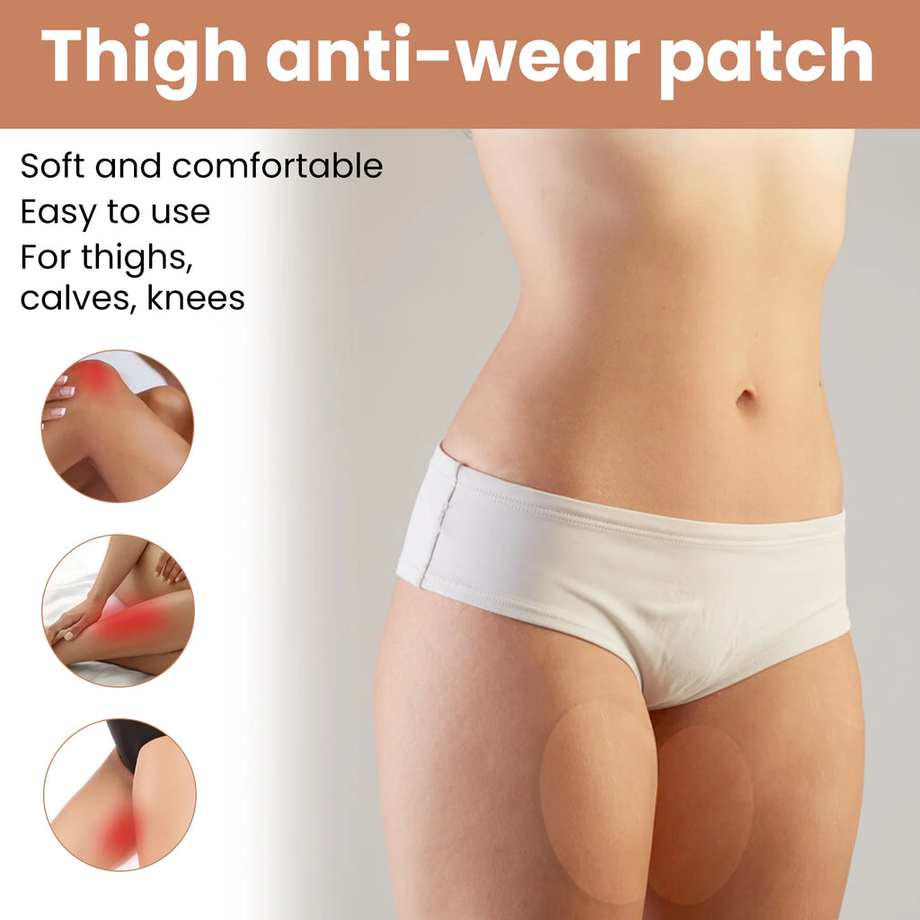 Eelhoe Anti-Chafing Thigh Patches | Breathable 6-Pack Anti-Chafing Patch QXL