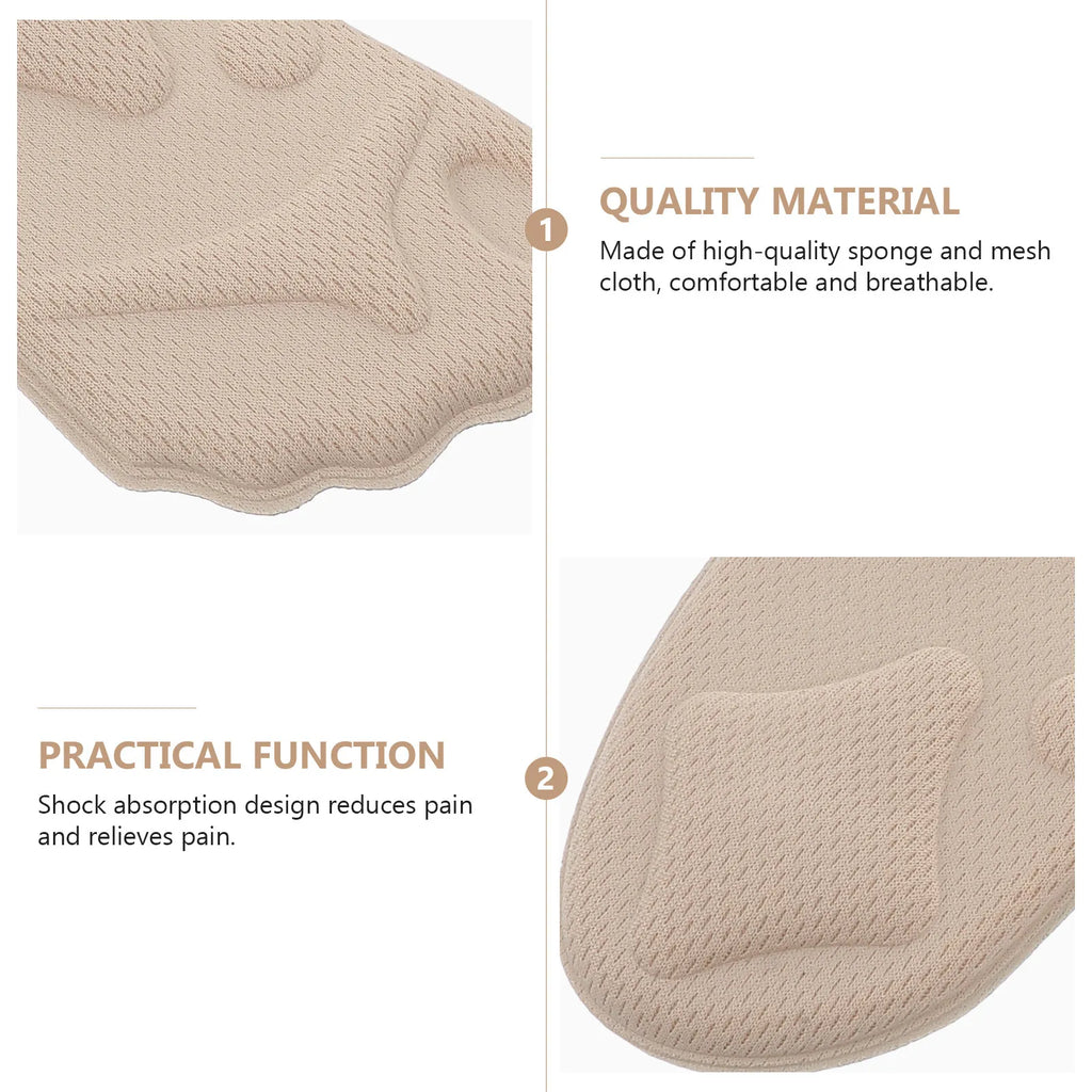 8-Pack Forefoot Cushion Pads | Half Shoe Insoles for High Heels Forefoot Shoe Insoles QXL