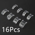 Invisible Ring Size Adjuster Kit | 8 Sizes Clear Silicone Sizers Ring Size Adjuster QXL transparent 16pcs
