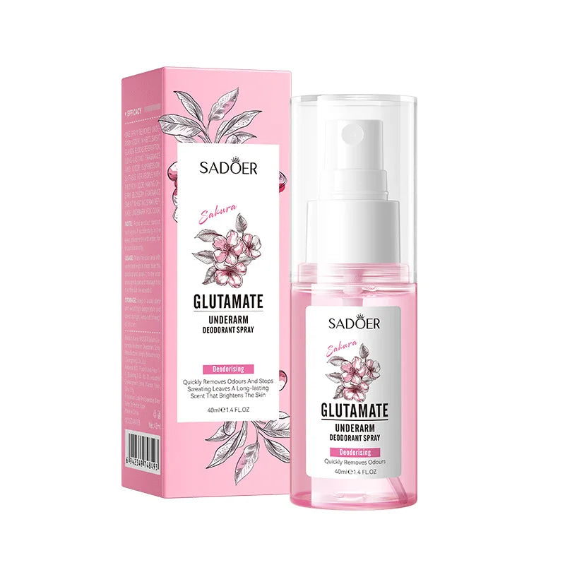 SADOER Sakura Underarm Fragrance Spray | Alcohol-Free 40ml Underarm Fragrance Spray QXL 1 piece