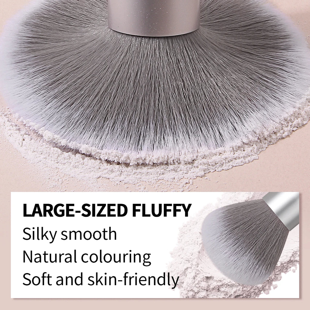 KOSSHOW Large Fluffy Powder Brush – Setting & Contour Powder Makeup Brush QXL