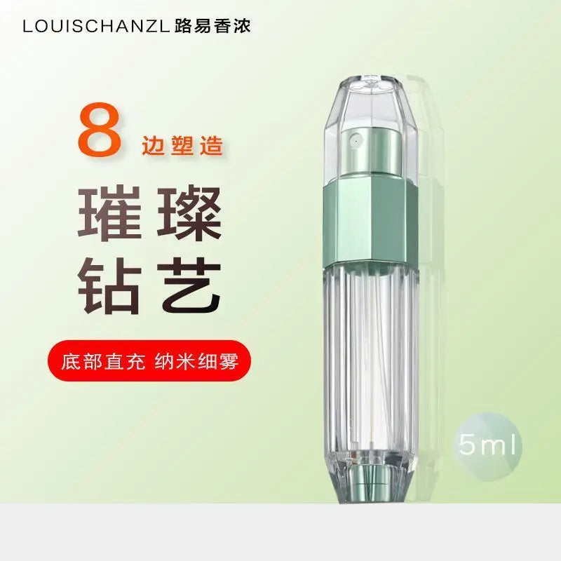 5ml Refillable Travel Perfume Bottle | Bottom-Fill Atomizer Refillable Perfume Atomizer QXL Octagonal Transparen
