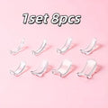 8-Pack Invisible Ring Size Adjusters | Spiral Spring Snug Fit Ring Size Adjuster QXL 1set 8pcs