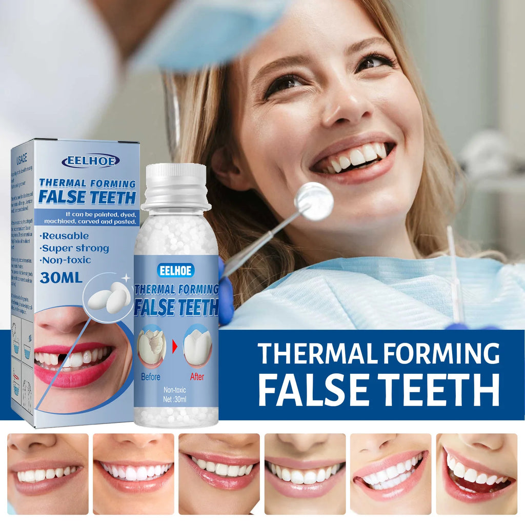 Temporary Tooth Repair Thermal Forming Denture Resin – 30ml Denture Repair Resin QXL