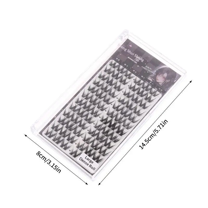 W-Shape Individual False Lashes | Handcrafted Synthetic Hair False Eyelashes QXL