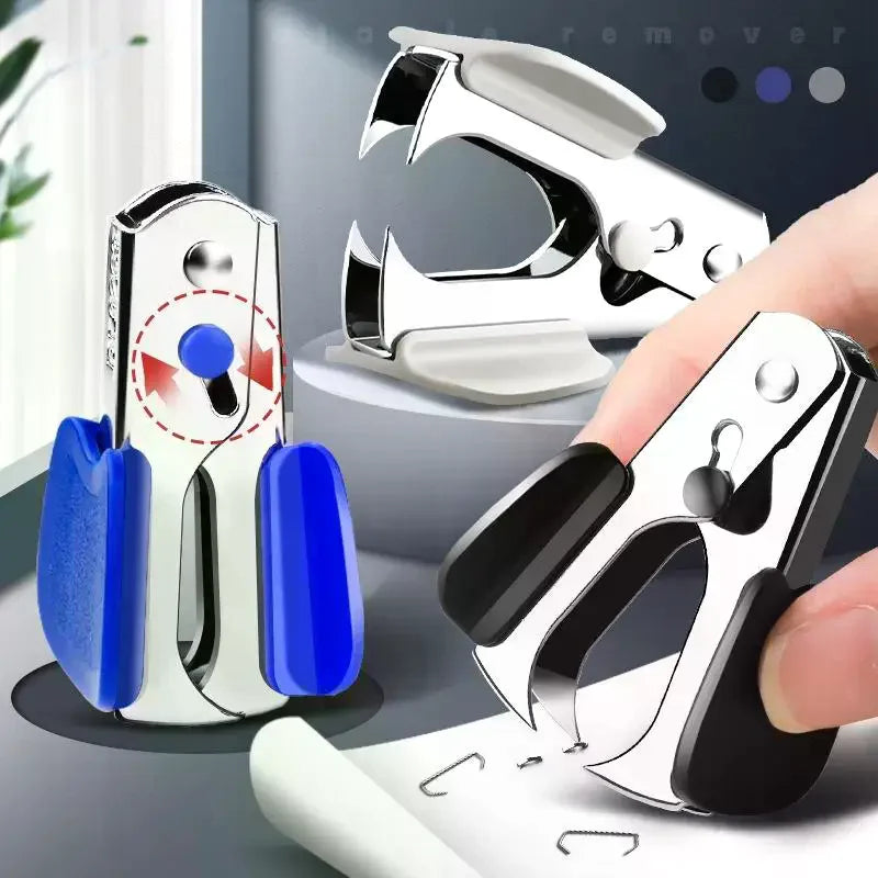 2-Pack Staple Remover with Safety Lock | Compact & Easy Staple Remover QXL
