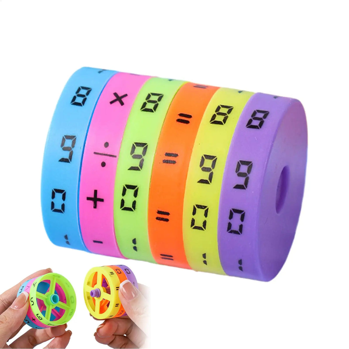 Montessori Arithmetic Cube | Kids Math Learning Puzzle Toy Math Learning Toy QXL