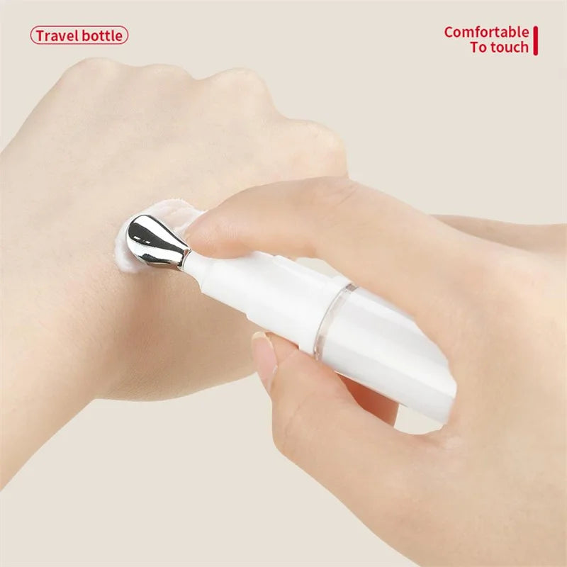 Airless Pump Bottles 5/10/15ml | Travel Refillable Skincare Refillable Pump Bottle QXL