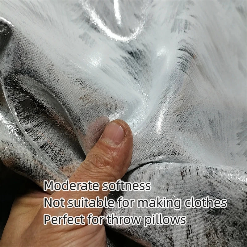Silver White Sheepskin Leather 0.8–1mm | DIY Bag Craft Hide Leather Craft Fabric QXL