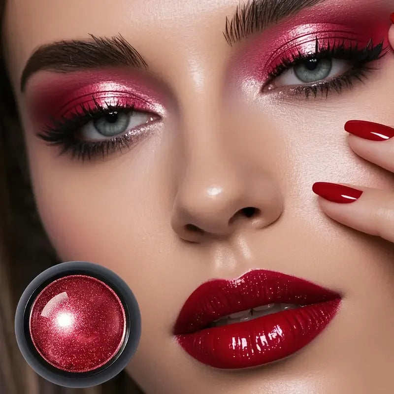 VERONNI Red Holographic Mirror Nail & Glitter Powder Nail Glitter Powder QXL
