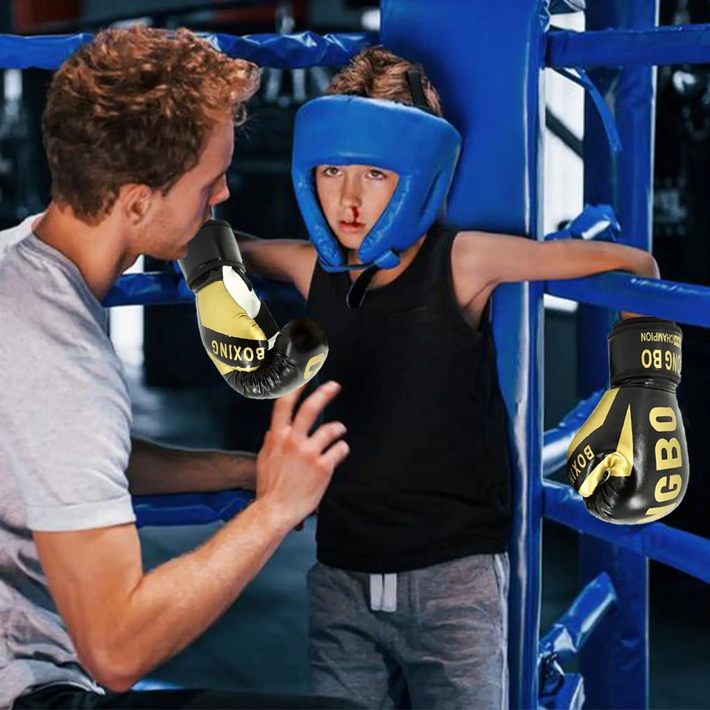 Kids Boxing Gloves | Children's Punching Training Mitts 6–12 Kids Boxing Gloves QXL