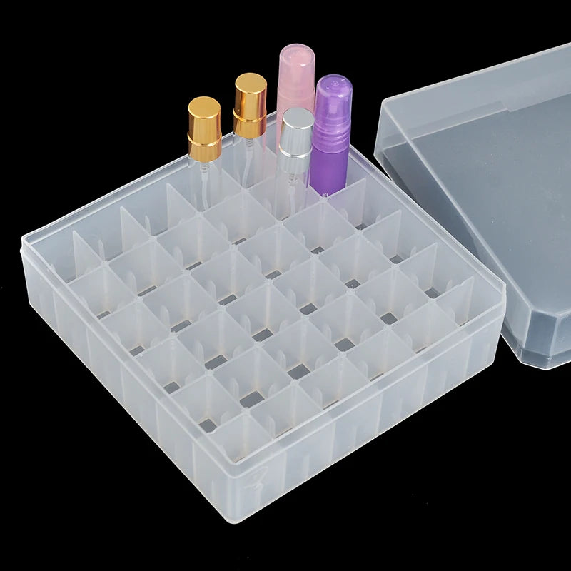 Portable Perfume Bottle Display Shelf & Mixing Box | Plastic Perfume Display Shelf QXL