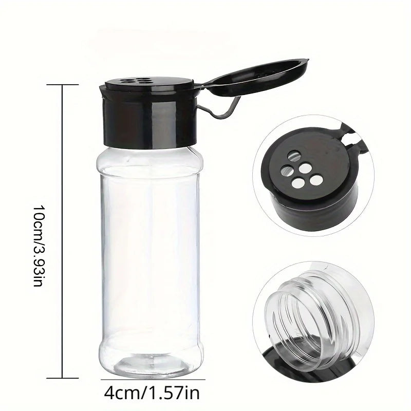 Plastic Pepper & Spice Flask Shaker | Kitchen Storage Spice Shaker Flask QXL