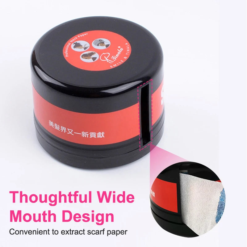 Barber Neck Strip Paper Roll Holder | Refillable Dispenser Box Neck Strip Dispenser QXL