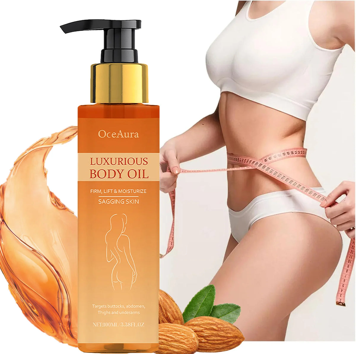 OceAura Firming & Lifting Body Oil | Deep Moisture 100ml Firming Body Oil QXL