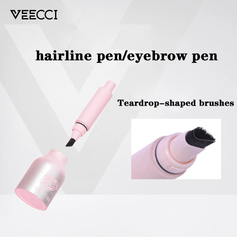 VEECCI 2-in-1 Hairline & Eyebrow Tint Pen | Waterproof Eyebrow Tint Pen QXL