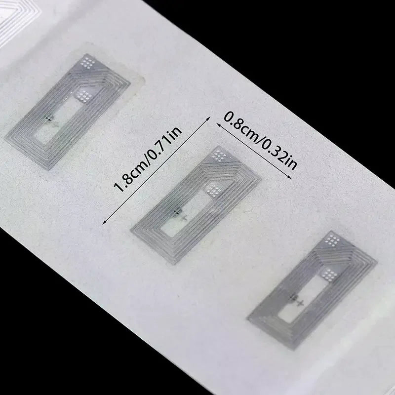 50-Pack NTAG213 NFC Stickers 13.56MHz RFID Wet Inlay Tags NFC RFID Sticker Tags QXL