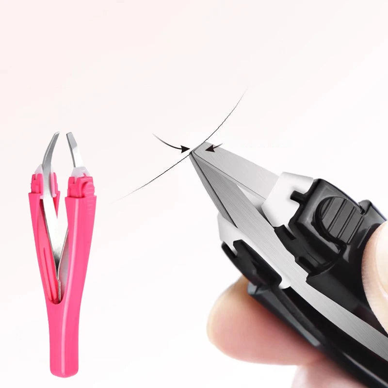 Retractable Automatic Eyebrow Tweezer | Portable Stainless Steel Eyebrow Tweezer QXL