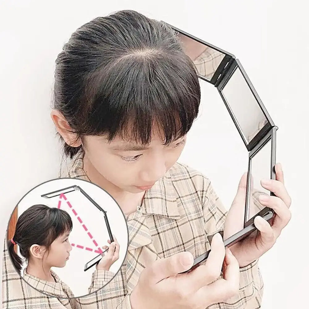 360° Folding Multi-Angle Mirror | Portable Trifold Handheld Folding Handheld Mirror QXL