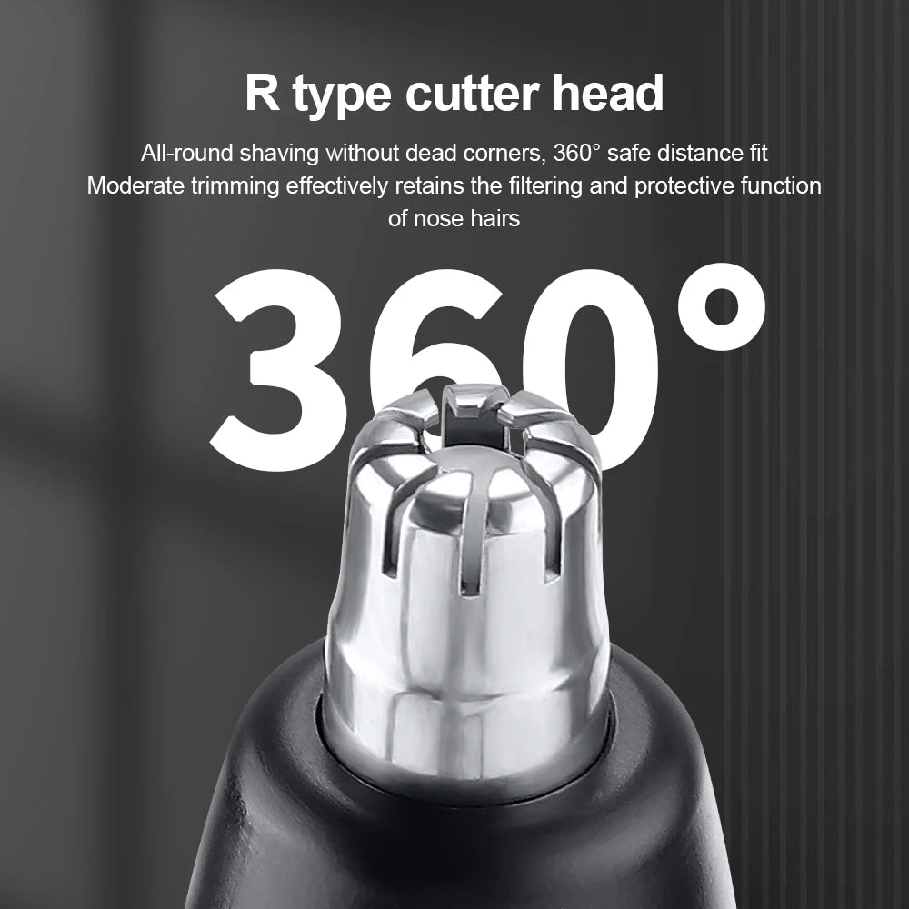 Ms.Dear Electric Nose Hair Trimmer | USB-C Rechargeable, LED Nose Hair Trimmer QXL