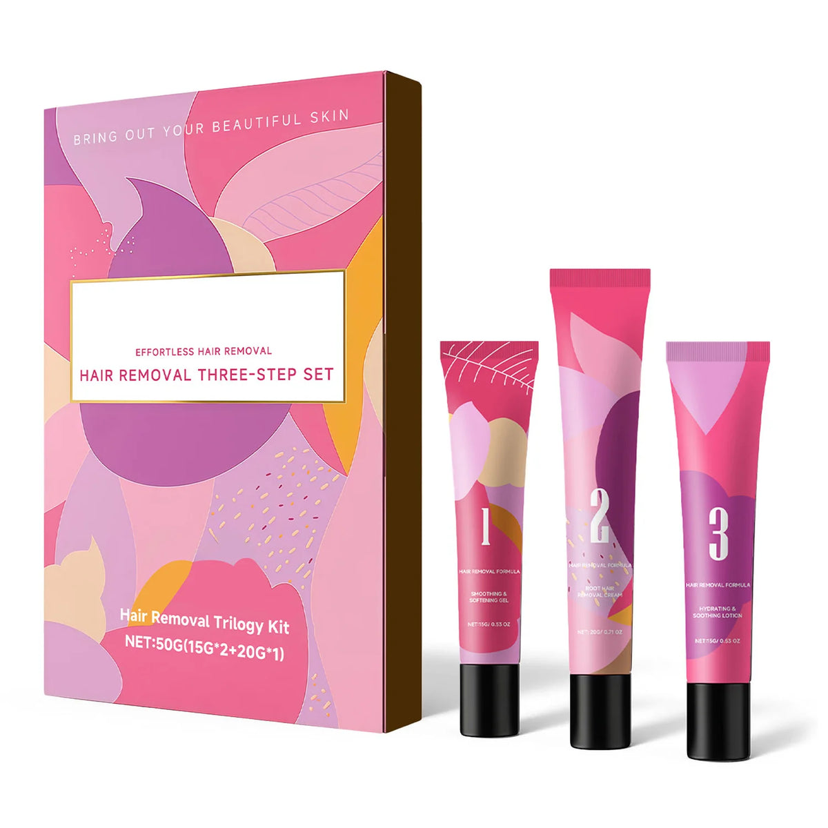 Women's Facial Hair Removal Cream Kit – Lip, Chin & Sideburns Depilatory Cream Kit QXL