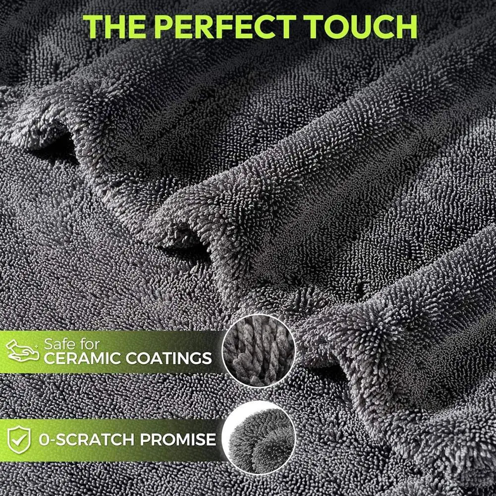 Double-Sided Microfiber Twisted Yarn Car Wash Towel Car Wash Towel QXL
