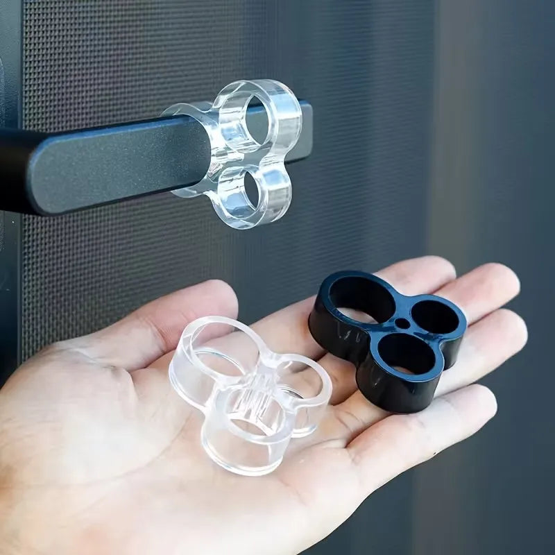 2-Pack Door Handle Wall Protector – Acrylic Metallic Finish Door Wall Protector QXL