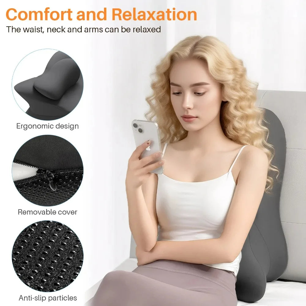 Memory Foam Wedge Pillow | Multi-Position & Removable Cover Wedge Support Pillow QXL