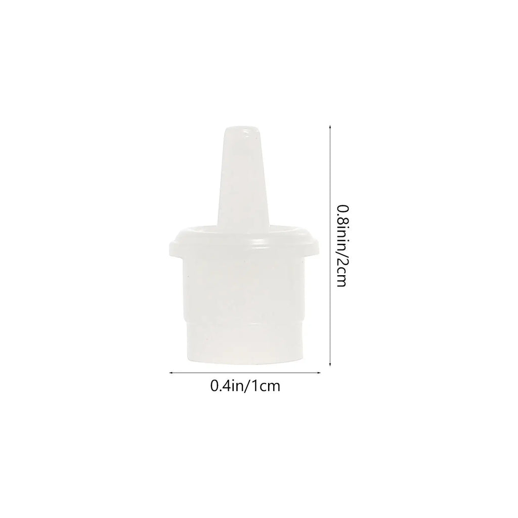 100-Pack Lash Glue Bottle Plugs | ABS Nozzle Stoppers Lash Extension Supplies QXL