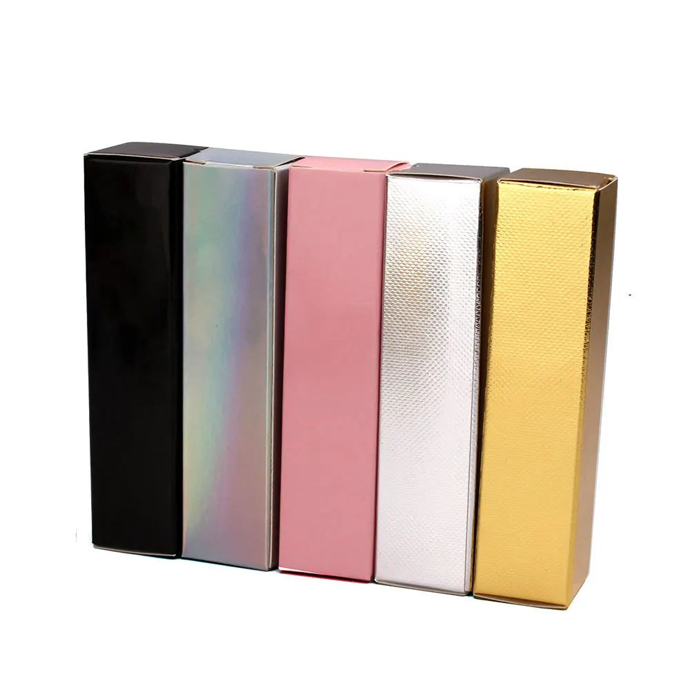 10-Pack Lip Gloss Tube Paper Packaging Boxes | DIY Cartons Cosmetic Packaging Box QXL