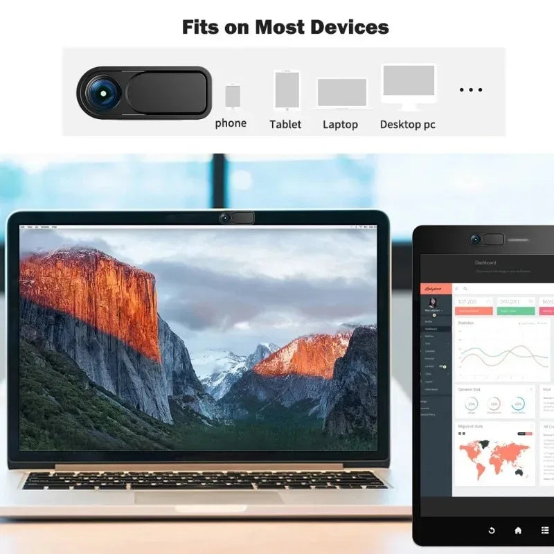 Webcam Privacy Cover Shutter Slider – Laptop, Tablet & Phone Webcam Privacy Cover QXL