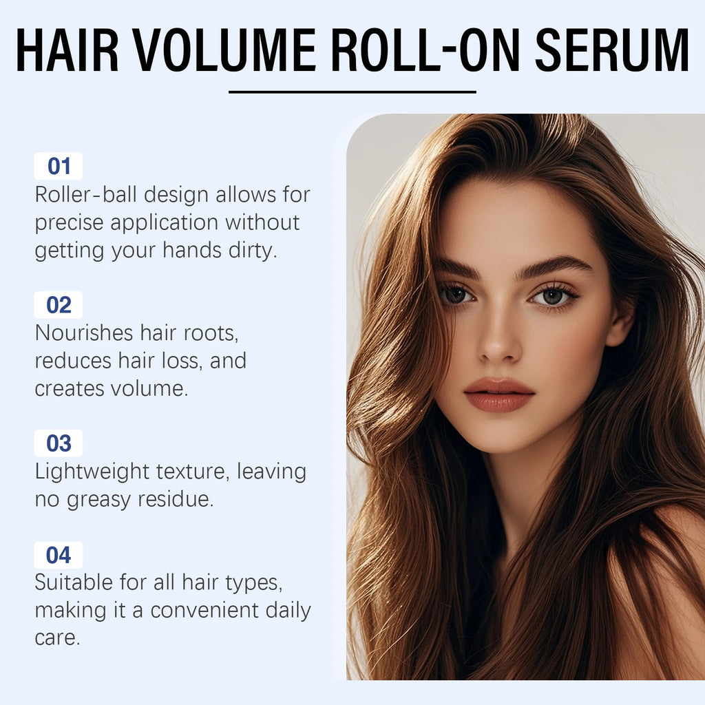 HOEGOA Rosemary Oil Roll-On Hair Serum 25ml | Scalp Care Hair Scalp Serum QXL