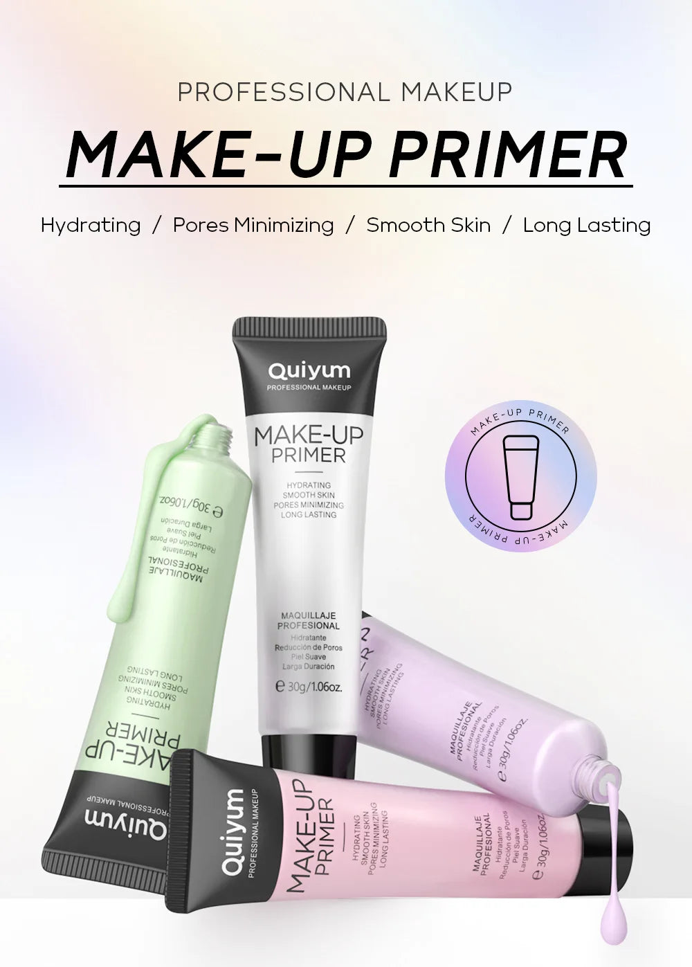 Facial Moisturizing Makeup Primer – Pore Smoothing & Brightening Makeup Primer QXL